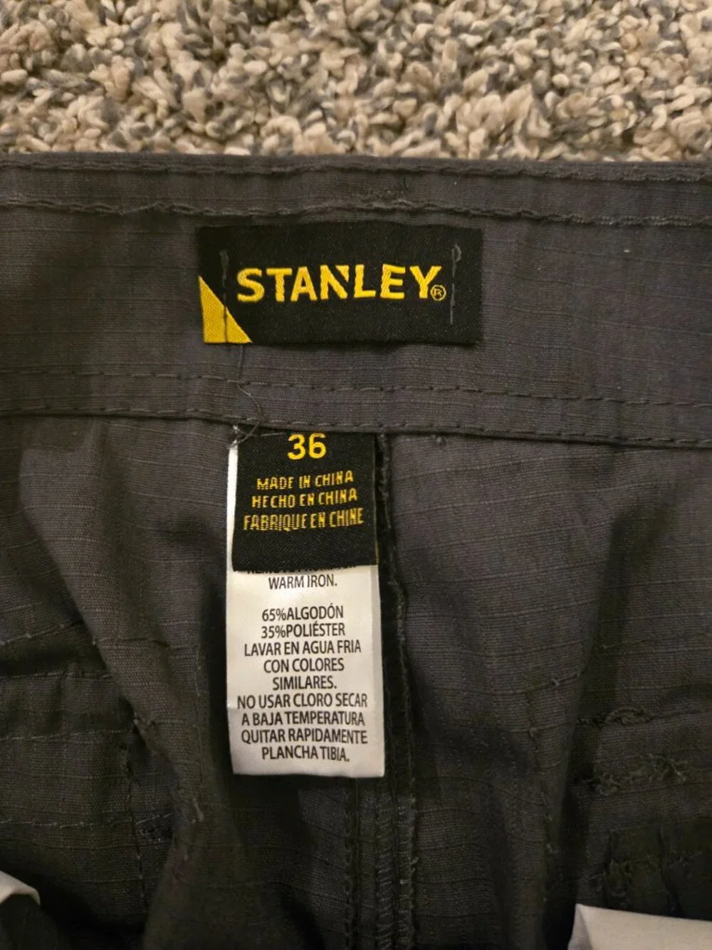 NWT Stanley Gray Cargo Shorts 36